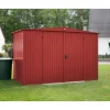 EcoStar Gerätehaus Trend-STyp 3RAL3004 2 flg