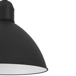Eglo LED Pendelleuchte Priddy schwarz/weiß