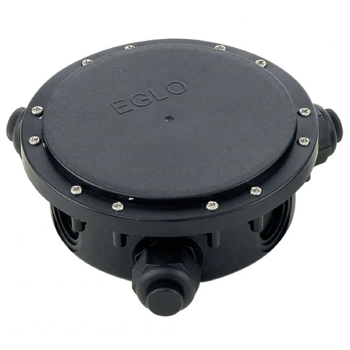 Eglo Außen-Verkabelungsbox Connector Box Durchmesser 15,5 x 5 cm schwarz