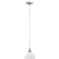 Eglo Hängeleuchte Bring aus Alabasterglas nickel