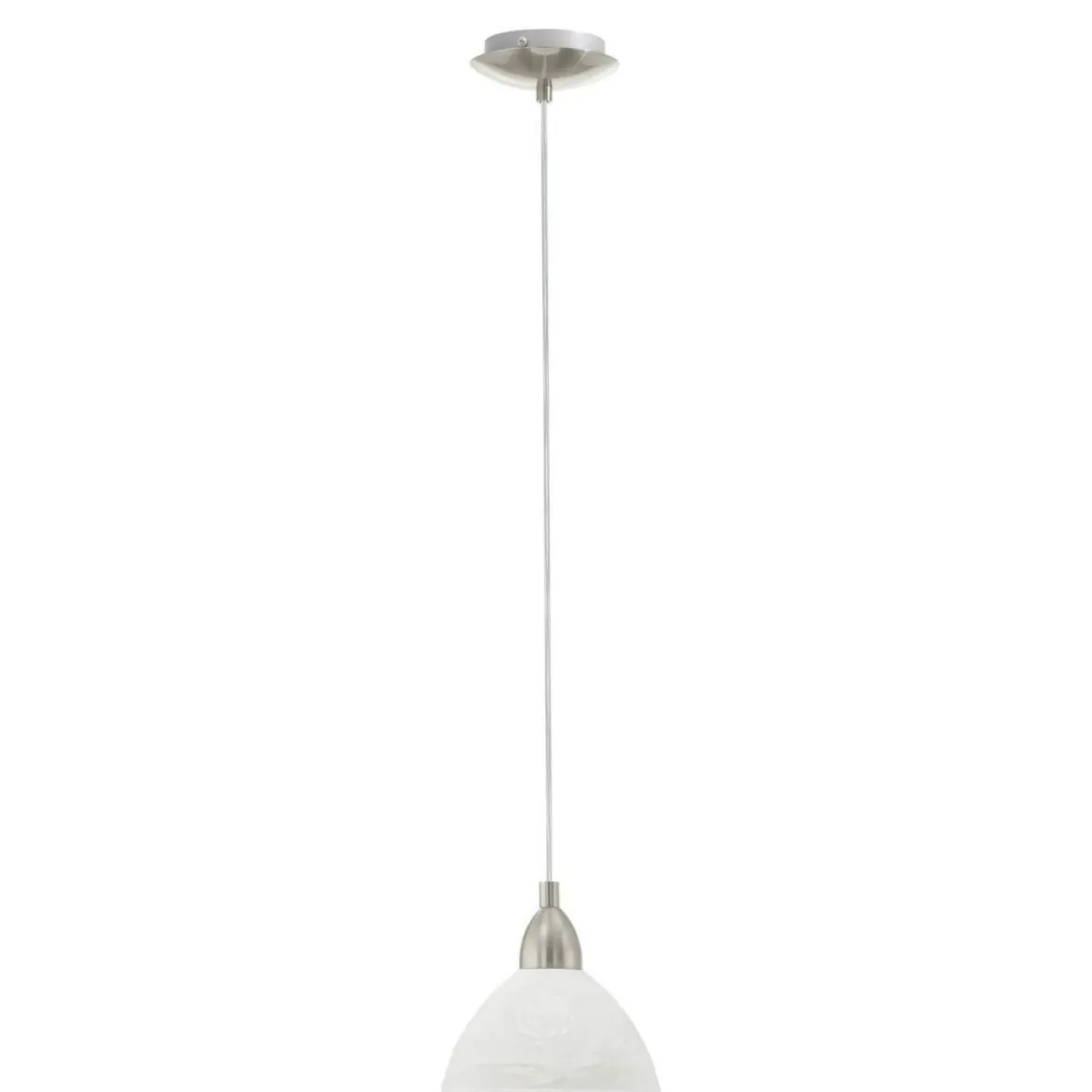 Eglo Hängeleuchte Bring aus Alabasterglas nickel