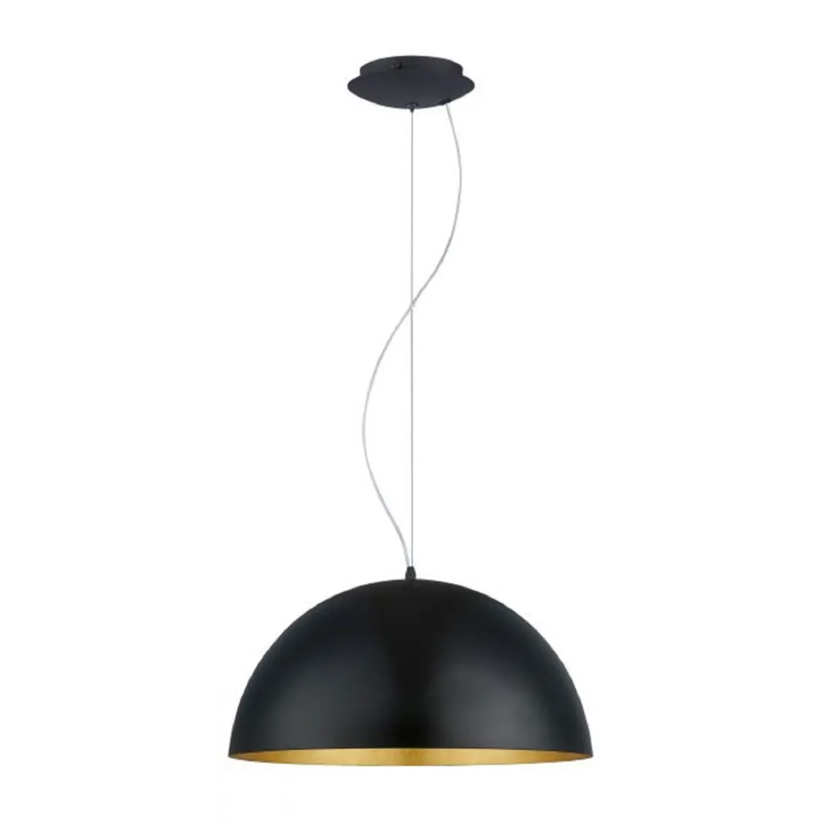 Eglo Hängeleuchte Gaetano1 schwarz/gold Durchmesser 38 x 135 cm