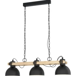 Eglo Hängeleuchte Lubenham 3 Spots schwarz