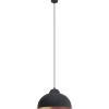 Eglo Hängeleuchte Truro 2 schwarz/kupfer