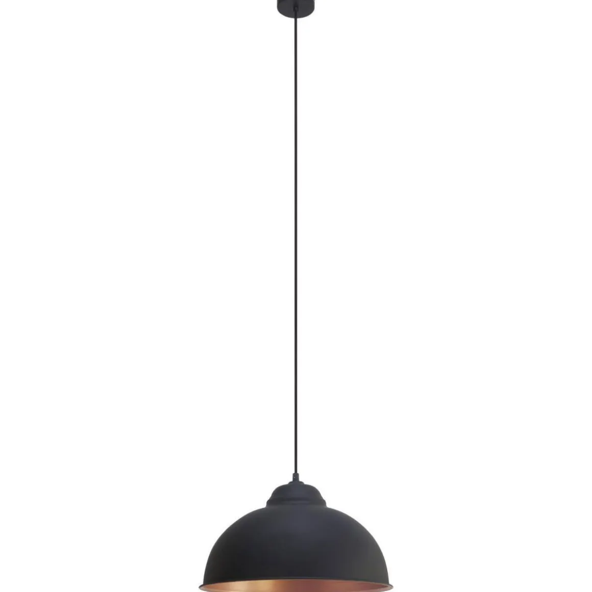 Eglo Hängeleuchte Truro 2 schwarz/kupfer