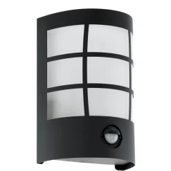 Eglo LED-Außenwandleuchte Cerno 1 mit Sensor schwarz