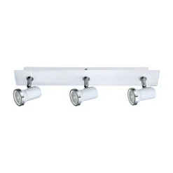 Eglo LED-Balken Tamara 3-flammig 46 x 12 cm weiß/chrom