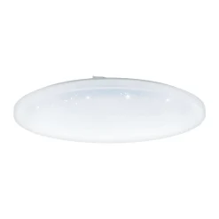 Eglo LED-Deckenleuchte Frania mit Kristalleffekt Durchmesser 55 cm weiß