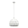 Eglo LED-Hängeleuchte Roccaforte 1 Spot Durchmesser 40 cm weiß
