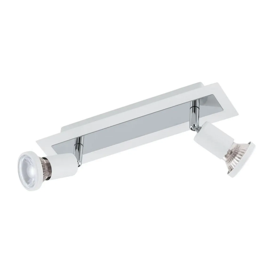 Eglo LED-Spot Sarria weiß-chrom 2 Stück