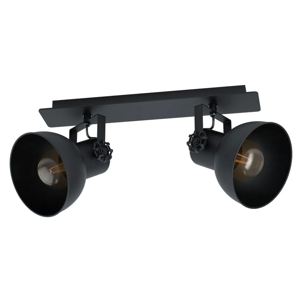 Eglo Spotserie Barnstaple 1 2 Spots schwarz