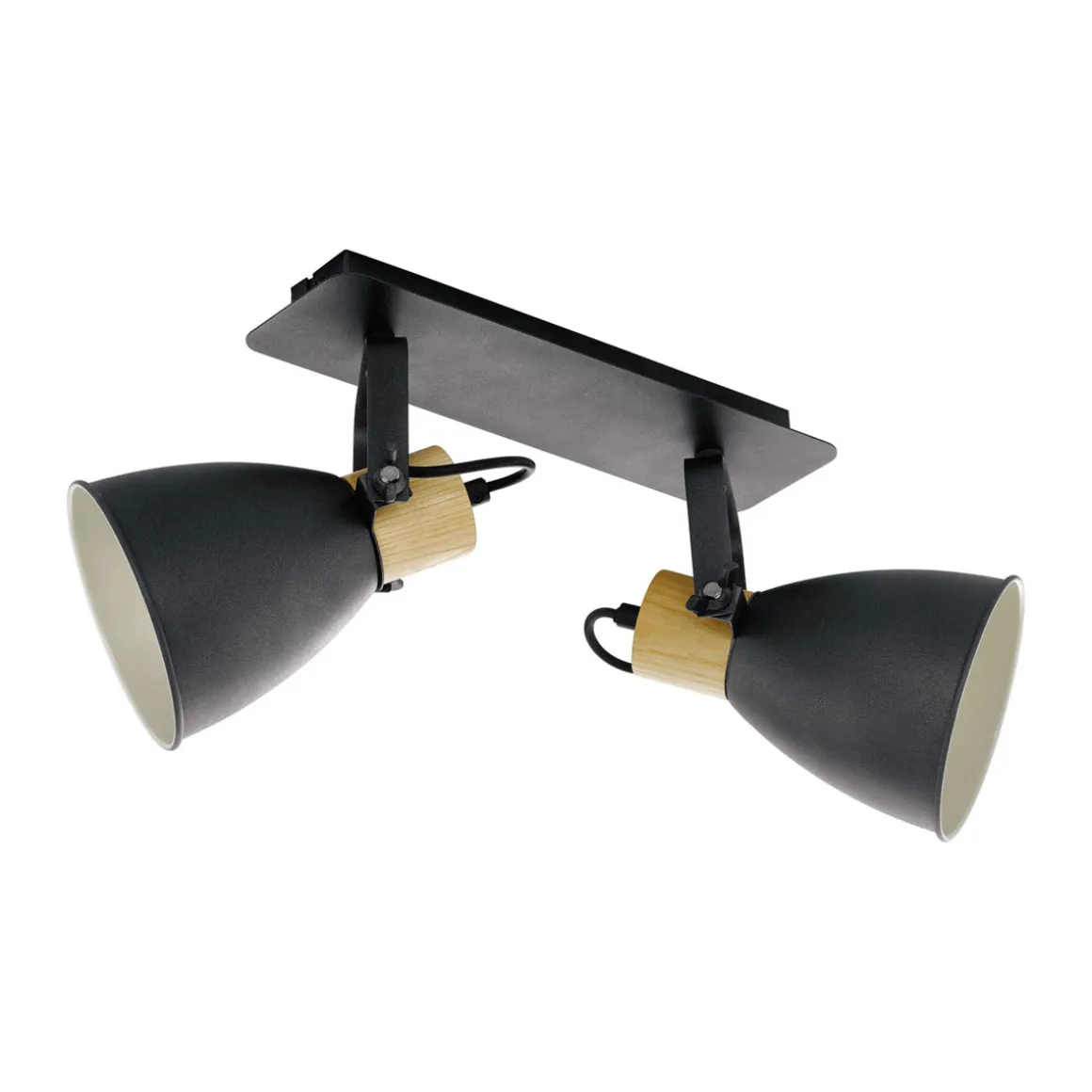 Eglo Spotserie Coswarth 2 Spots schwarz