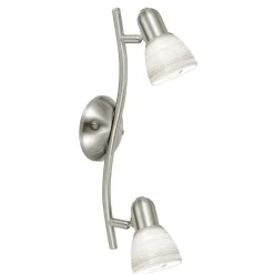 Eglo Spotserie Dakar 1 2 Spots silber