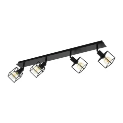 Eglo Spotserie Eldrick 4 Spots schwarz