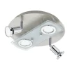 Eglo Wand-/Deckenleuchte Pawedo 1 silber