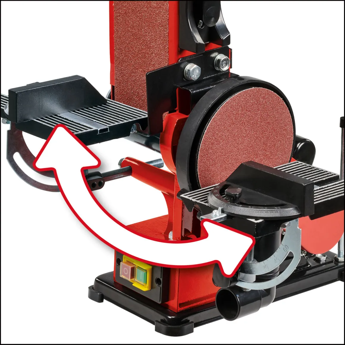 Einhell Stand-Band-Tellerschleifer TC-US 380