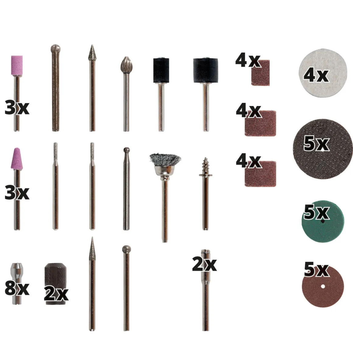 Einhell Zubehör-Set für Schleif- und Gravurwerkzeuge