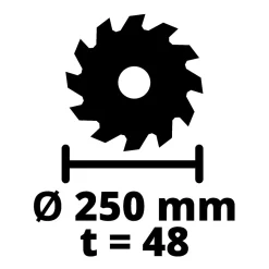 Einhell Zug-Kapp-Gehrungssäge TC-SM 2534/1 Dual