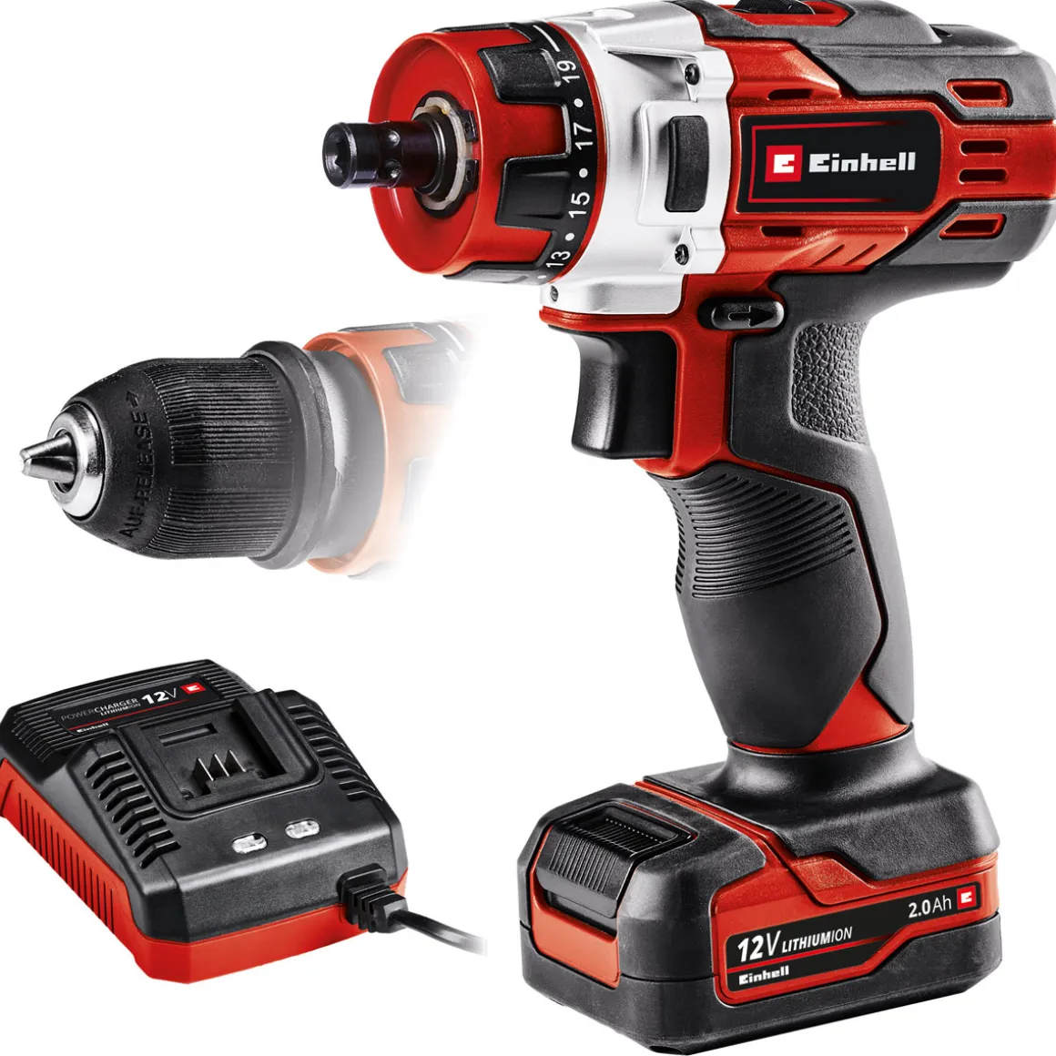 Einhell Akku-Bohrschrauber TE-CD 12/1 X-Li