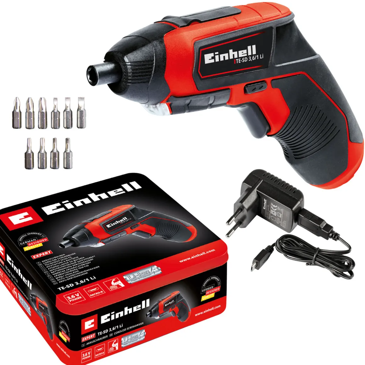 Einhell Akkuschrauber TE-SD 3,6 /1 Li
