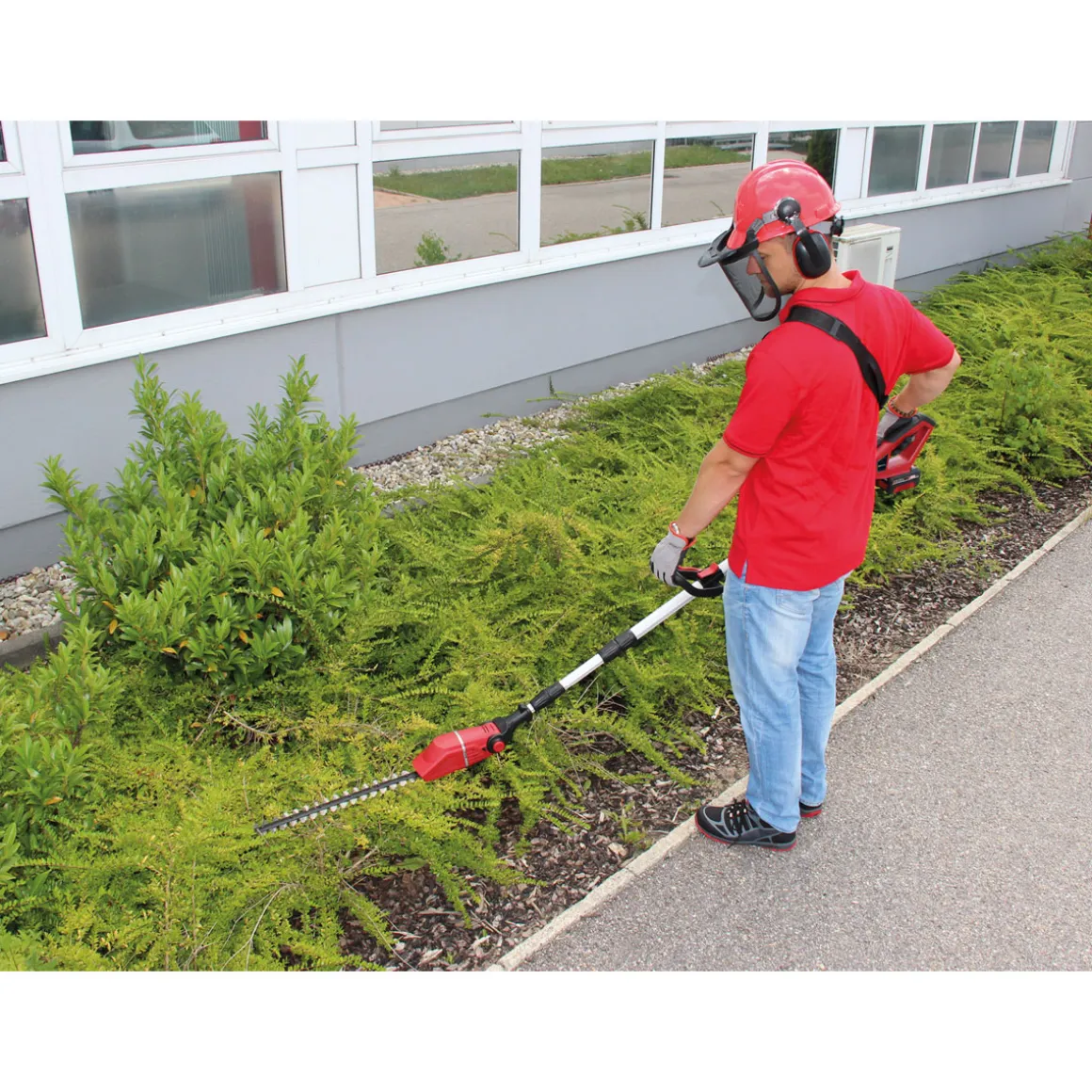 Einhell Akku-Teleskop-Heckenschere GE-HH 18/45 Li T - Solo