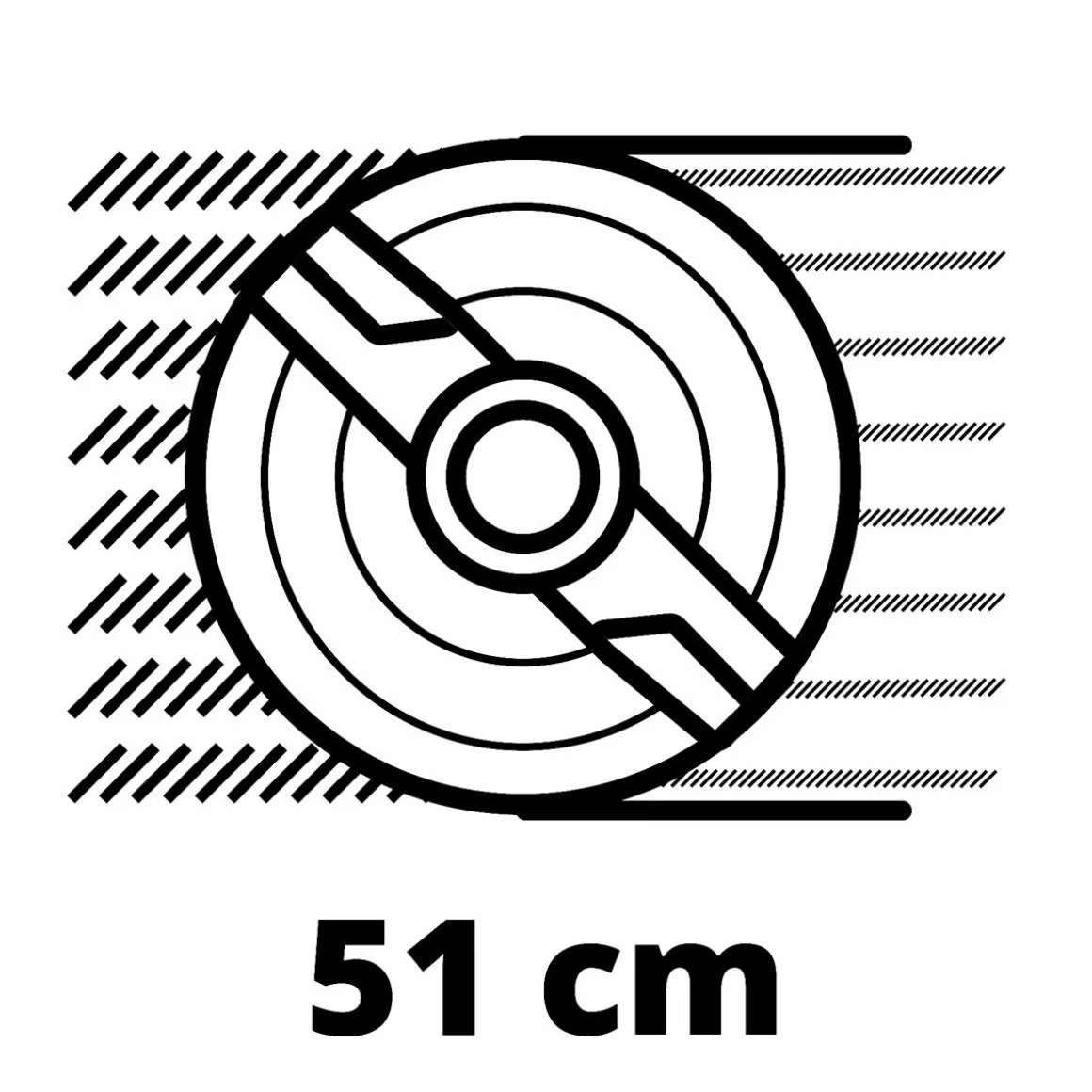 Einhell Benzin-Rasenmäher GC-PM 51/3 S HW