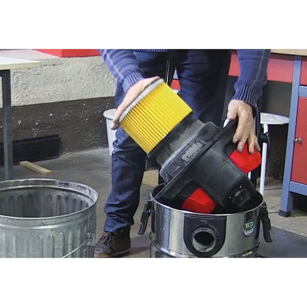 Einhell Faltenfilter für Nass-Trockensauger