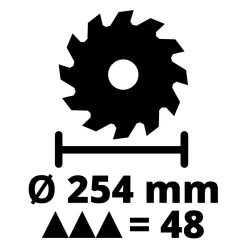Einhell Zug-Kapp-Gehrungssäge TE-SM 10 L Dual