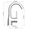 Eisl Waschtischarmatur „Futura“ chrom mit Cold-Start-Funktion
