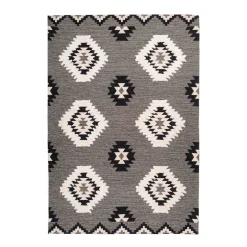 Ethno-Teppich „Ethnie 400“, grau
