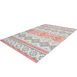 Ethno-Teppich „Ethnie 200“, grau/apricot