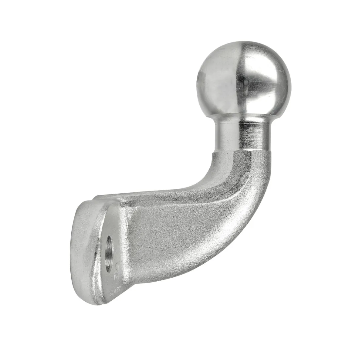 EUFAB 10639 Kupplungskugel mit Flansch abgewinkelt