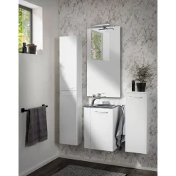 Fackelmann Gäste-WC Hochschrank slim SBC 300 x 1620 x 168 mm Weiß
