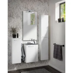 Fackelmann Gäste-WC Hochschrank slim SBC 300 x 1620 x 168 mm Weiß