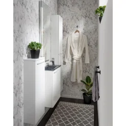 Fackelmann Gäste-WC Hochschrank slim SBC 300 x 1620 x 168 mm Weiß