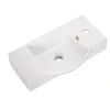 Fackelmann Gäste-WC Keramikbecken SBC 545 x 145 x 317 mm Weiß Hahnloch rechts