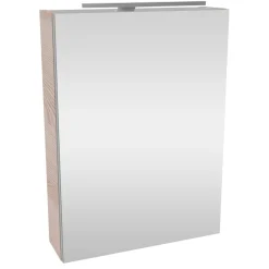 Fackelmann Gäste-WC Spiegelschrank links SBC 500 x 680 x 153 mm Alaska-Esche