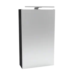 Fackelmann Gäste-WC Spiegelschrank links SBC 400 x 680 x 153 mm anthrazit