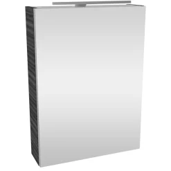 Fackelmann Gäste-WC Spiegelschrank links SBC 500 x 680 x 153 mm DarkOak