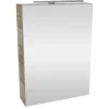 Fackelmann Gäste-WC Spiegelschrank links SBC 500 x 680 x 153 mm Steinesche