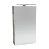 Fackelmann Gäste-WC Spiegelschrank links SBC 400 x 680 x 153 mm Steinesche