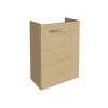 Fackelmann Gäste-WC Waschtischunterschrank links SBC 440 x 600 x 243 mm Sandeiche