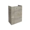 Fackelmann Gäste-WC Waschtischunterschrank rechts SBC 440 x 600 x 243 mm NatureOak