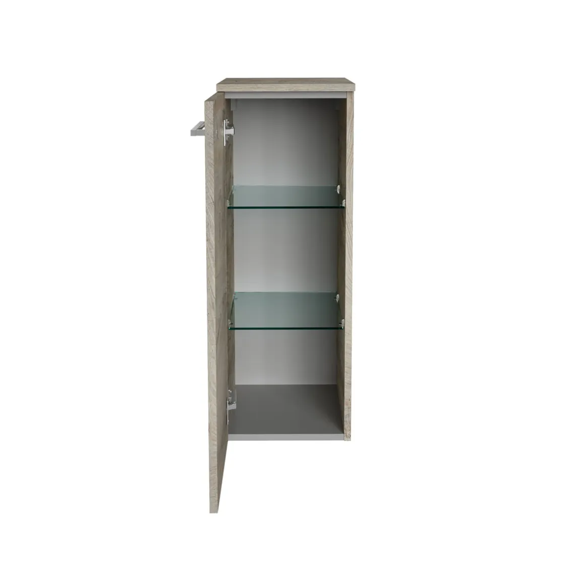 Fackelmann Midischrank links B.Style 302 x 826 x 320 mm Nature Oak