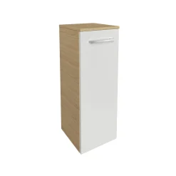 Fackelmann Midischrank rechts B.Style 302 x 826 x 320 mm Sandeiche/Weiß