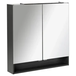 Fackelmann Spiegelschrank LUNA 800 x 793 x 153 mm anthrazit