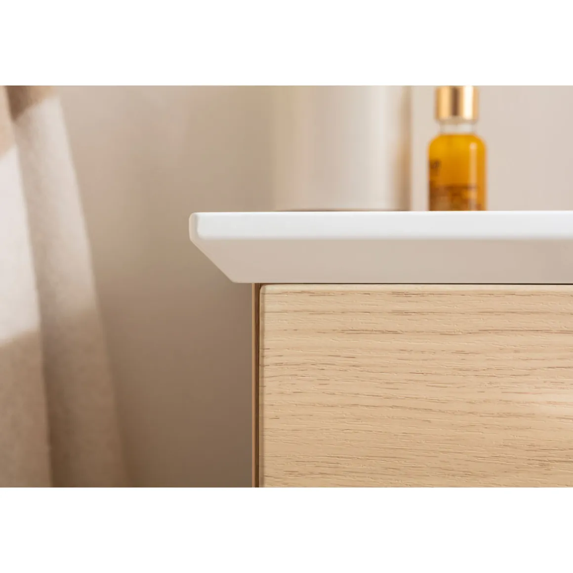 Fackelmann Waschtisch-Set B.Style 832 x 543 x 478 mm Nature Oak/Weiß