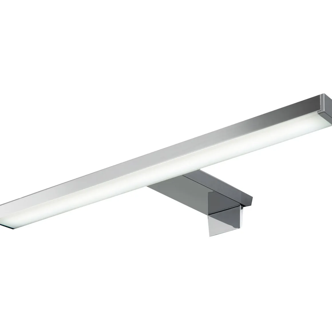 Fackelmann Aufsatzleuchte B.clever 30 x 4 x 12,5 cm silber