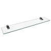 Fackelmann Glasablage 60 x 0,6 x 12 chrom inkl Befestigungsmaterial