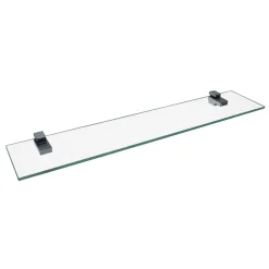 Fackelmann Glasablage 60 x 0,6 x 12 chrom inkl Befestigungsmaterial